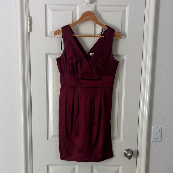 Calvin Klein Dresses & Skirts - Calvin Klein Deep Red Mini Dress